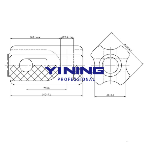 ANSI 54-3 Porcelain Strain Stay Insulator ANSI 54-3 Porcelain Strain Stay Insulator